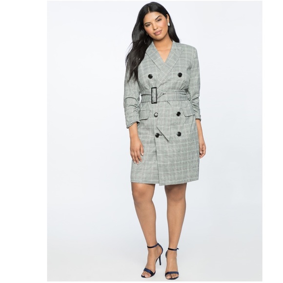 Eloquii Dresses & Skirts - Eloquii Blazer dress 18 double breasted